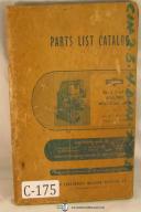 Cincinnati-Cincinnati Parts List # 2, 3 & 4 Dial Type Milling Machine Manual-#2-#3 -#4-OM-01